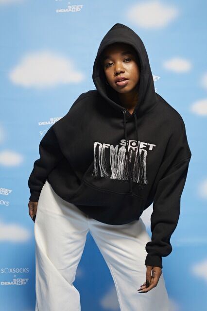 逃げ水あむ スウェット soxsocks 【期間限定！最安値挑戦】 レディース