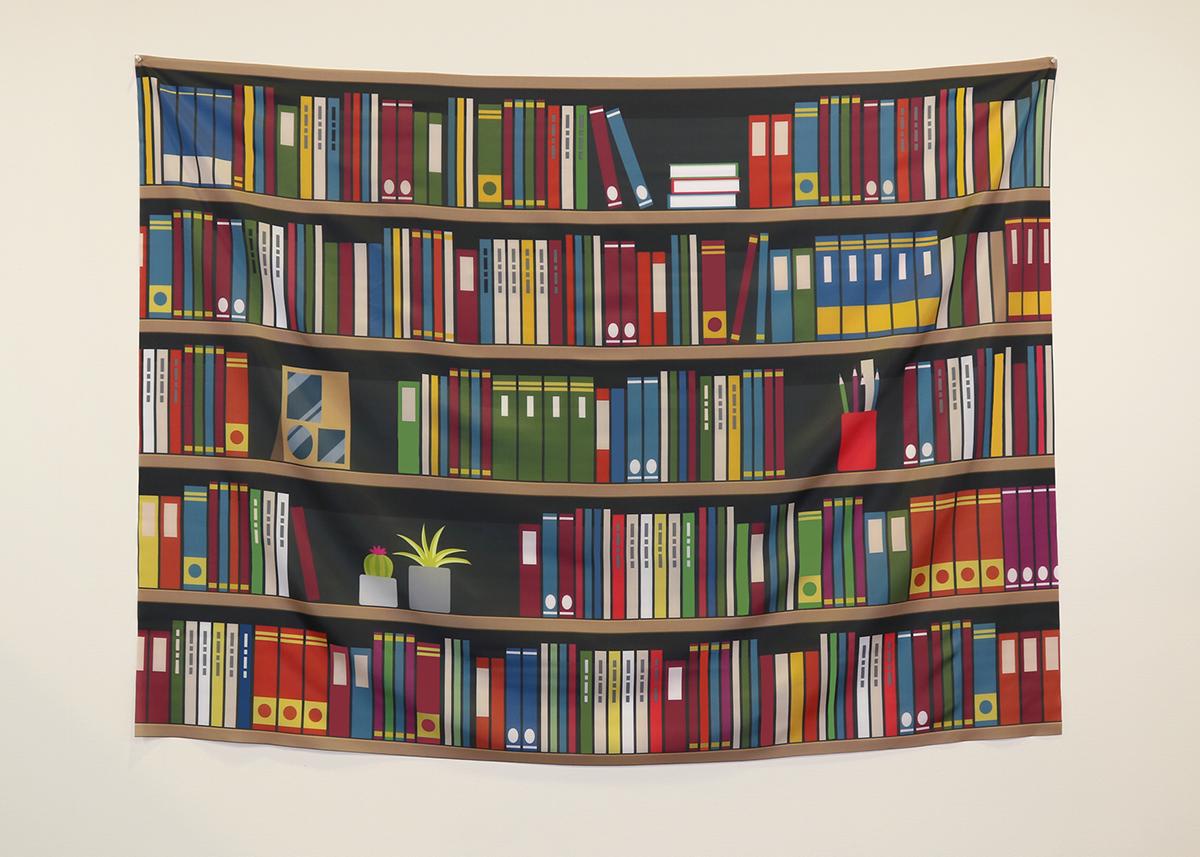 背景スクリーン 本棚 Spacecore Online Shop