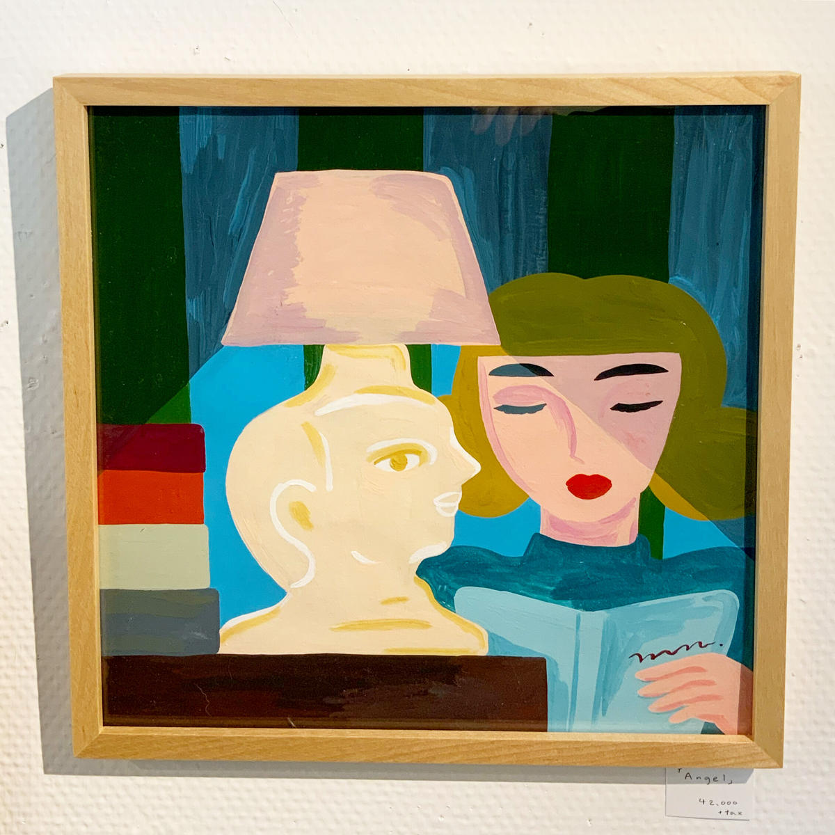 中村桃子 原画 15号 2022年作 可愛らしい図柄です 中村桃子 Momoko Nakamura 原画 中村桃子 原画 15号 2022年作