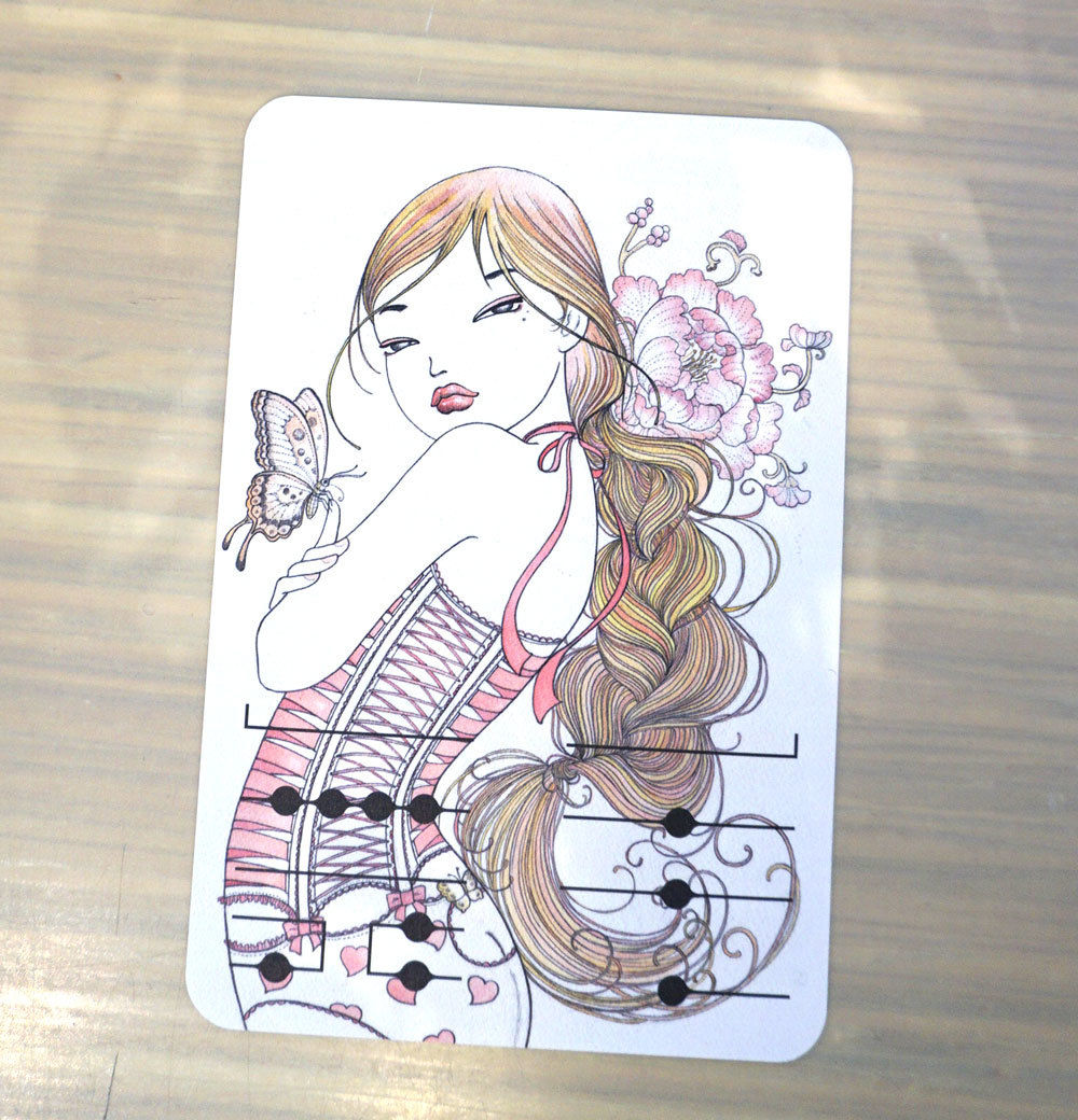 須川まきこ パールのドレス 原画 Sugawa Makiko Space Yui Onli