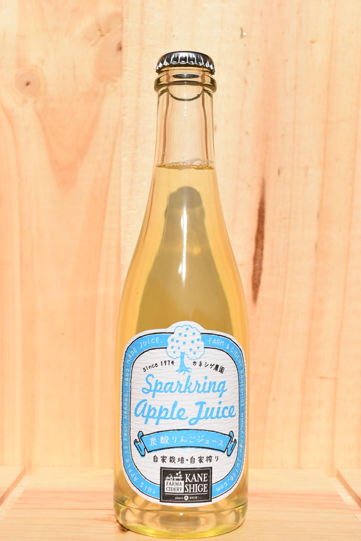 スパークリングアップルジュース 375ml 3本セット Farm Cidery Kanes スパークリングアップルジュース 375ml 3本セット Farm Cidery Kanes