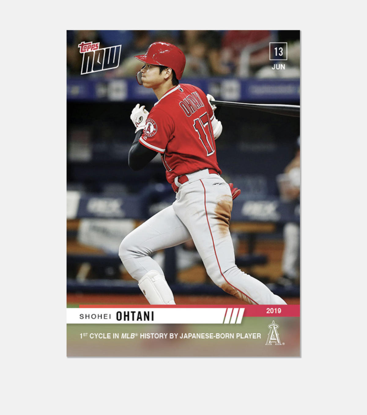 2019 topps now 大谷翔平　サイクル安打　psa10