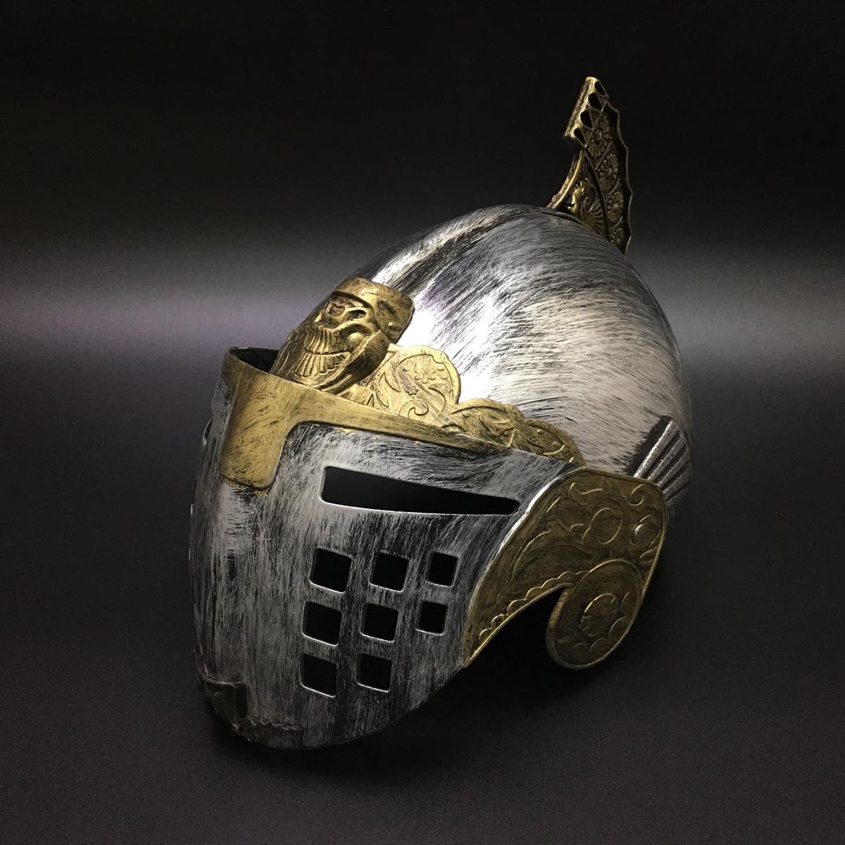 騎士の兜 バイザー可動 プラスチック製 蒸気傑克 スチームジャッキー