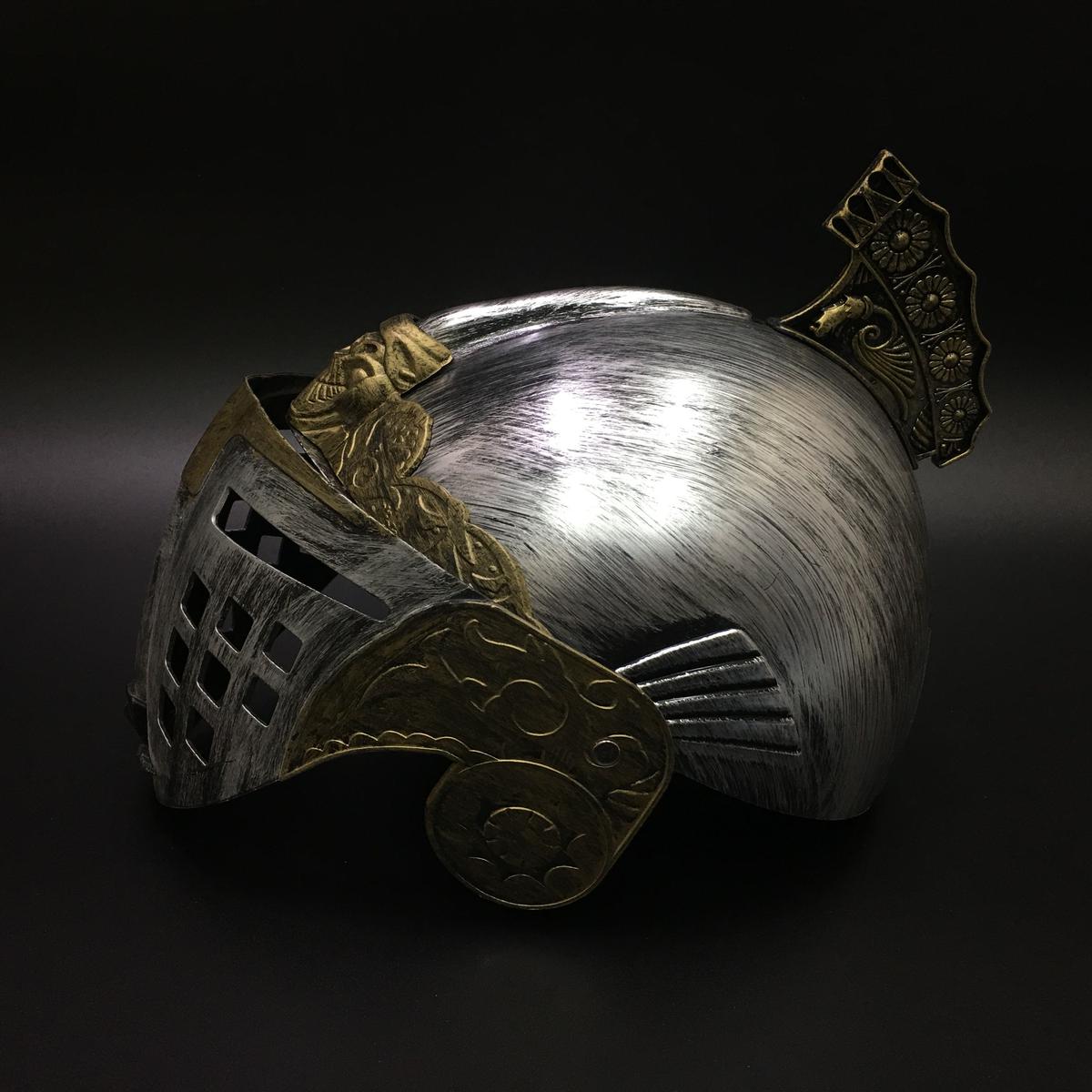 騎士の兜 バイザー可動 プラスチック製 蒸気傑克 スチームジャッキー