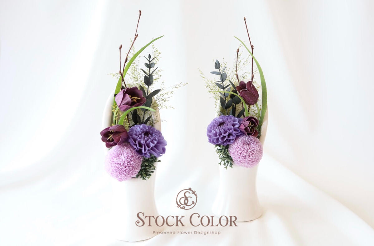 おしゃれ プリザーブドフラワー☆マム仏花アレンジ☆専用です
