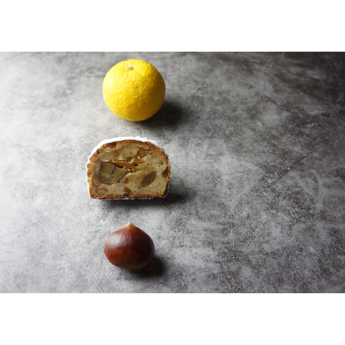 和栗と洋栗と柚子 シュトーレンと日常