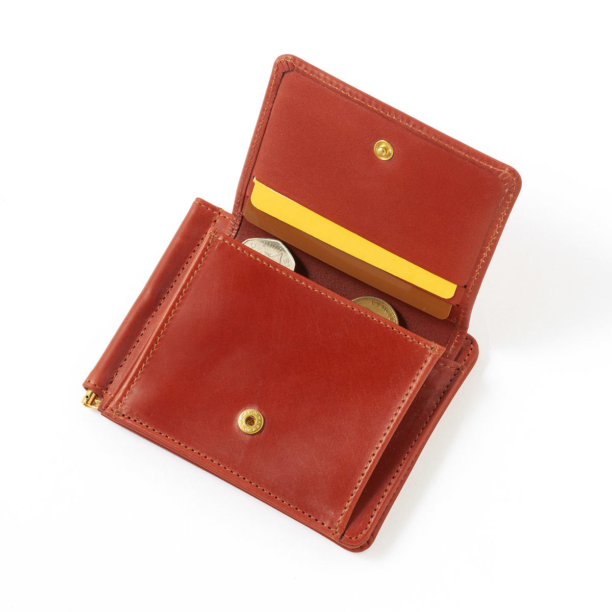 MONEY CLIP WITH COIN POCKET | GLENROYAL