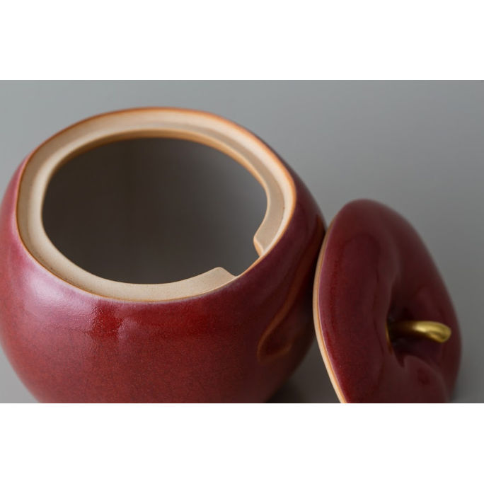 新品未使用 CHIN JUKAN POTTERY APPLES WHITE