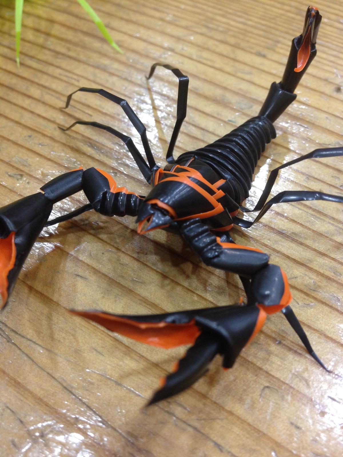 ストローアート サソリ Black Scorpion 2色タイプ ストローアーティスト ストローアート サソリ Black Scorpion 2色タイプ ストローアーティスト