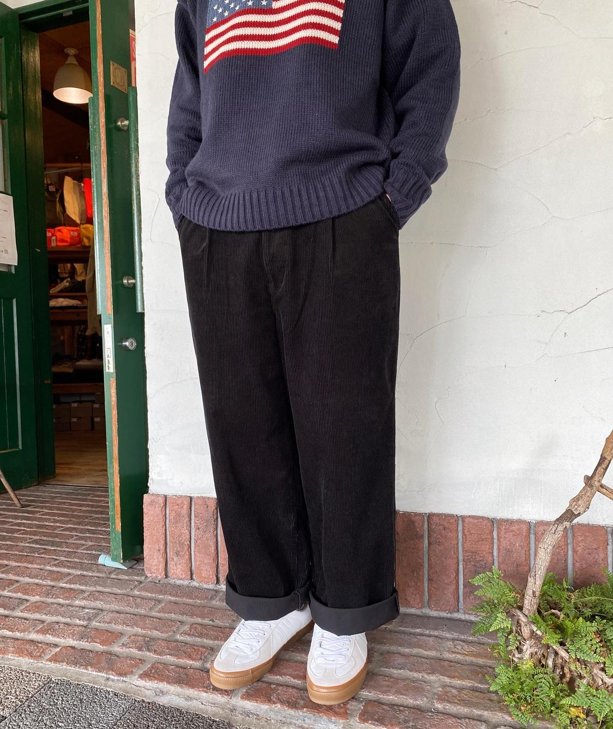 H.UNIT コーデュロイジャケット黒 H.UNIT “Corduroy work jacket” - Tribeca