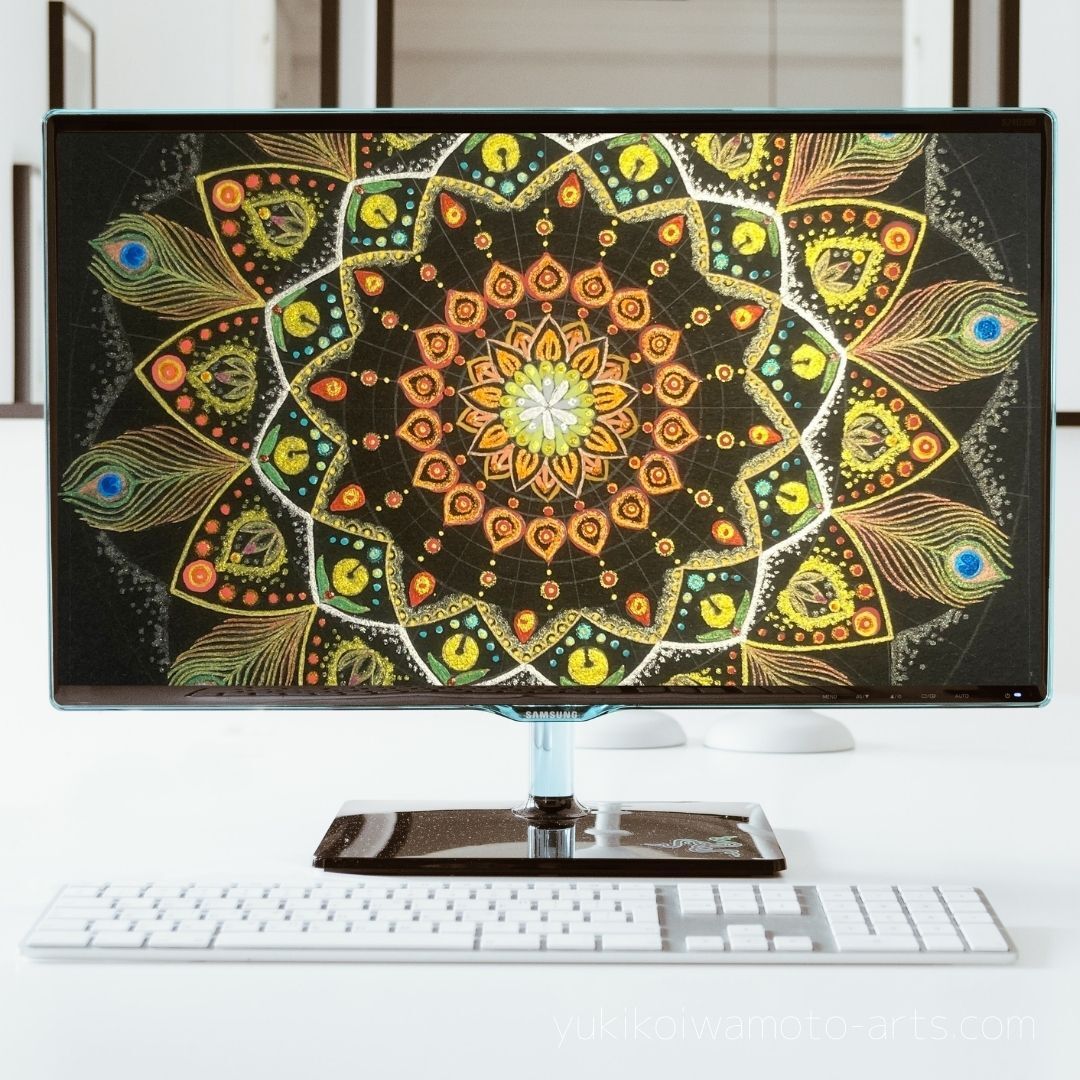 壁紙 曼荼羅アート 吉兆 スマホ待ち受け Wallpaper Mandala Art A