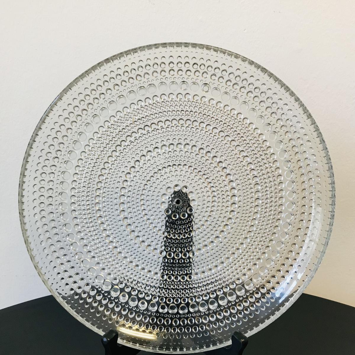 nuutajarvi / ARABIA 》カステヘルミ 2段ケーキスタンド クリア | s...