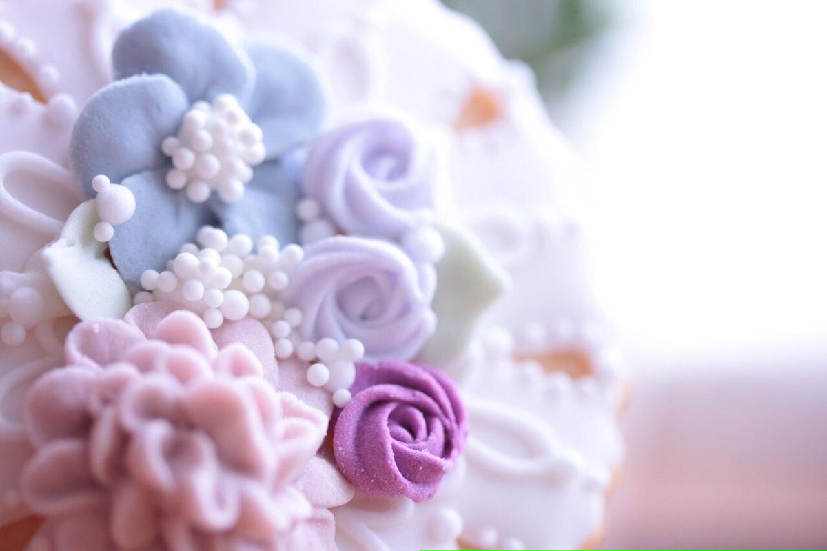 お花の砂糖菓子の作り方 オンラインレッスン40分 ５枚花 ロザス リーフ Sugar