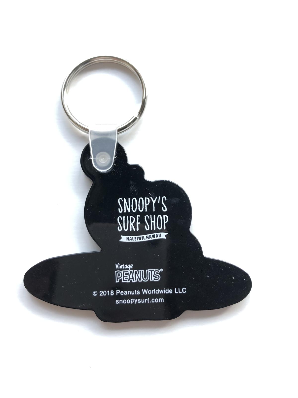 ハワイ Snoopy S Surf Shop スヌーピー キーリング キーホルダー Sun