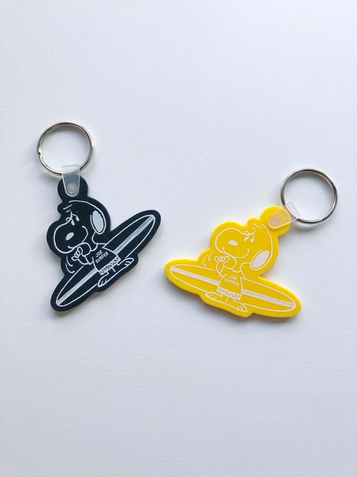 ハワイ Snoopy S Surf Shop スヌーピー キーリング キーホルダー Sun