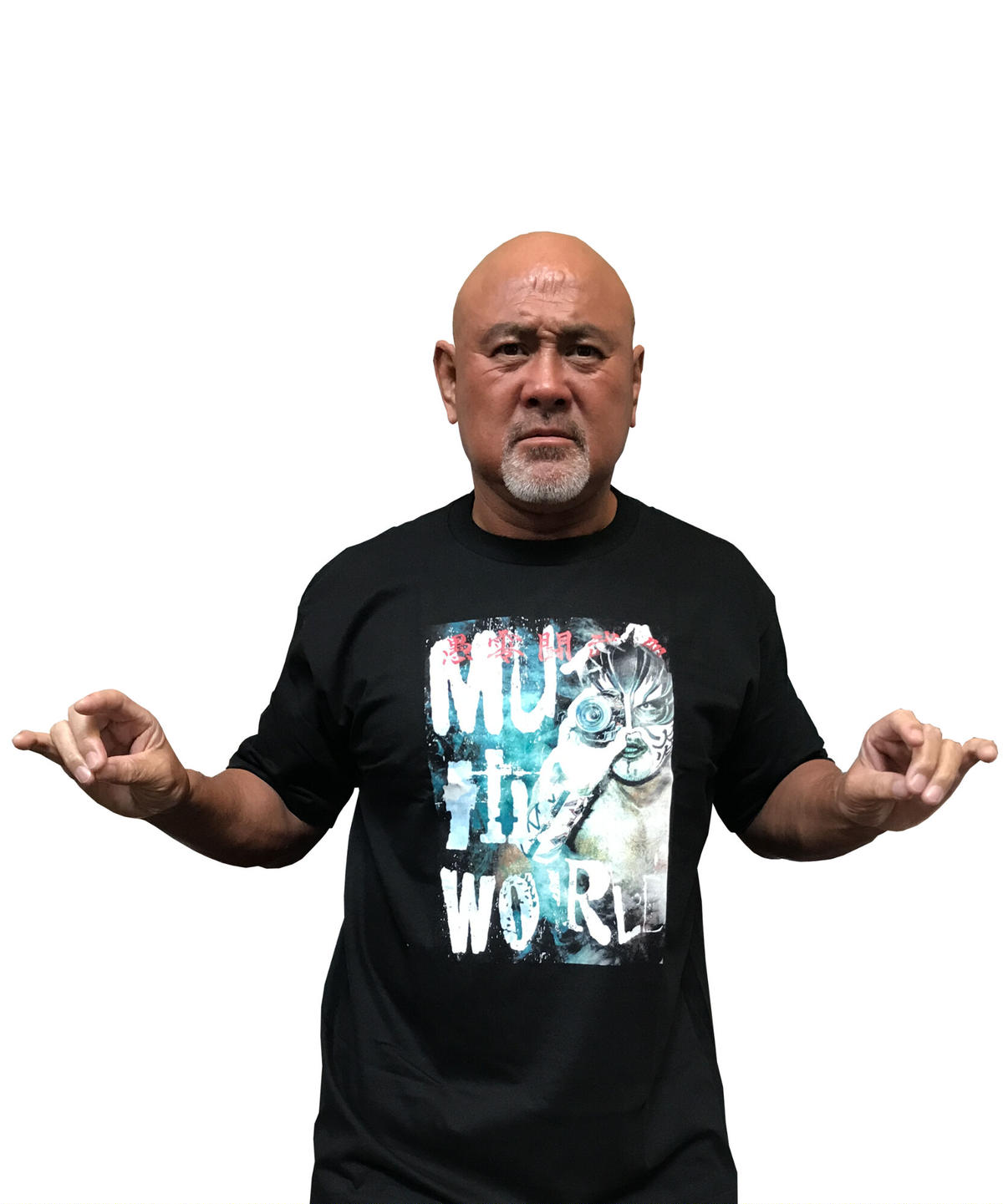 グレートムタ Tシャツ xl MOB STYLES×グレートムタ 引退記念コラボT