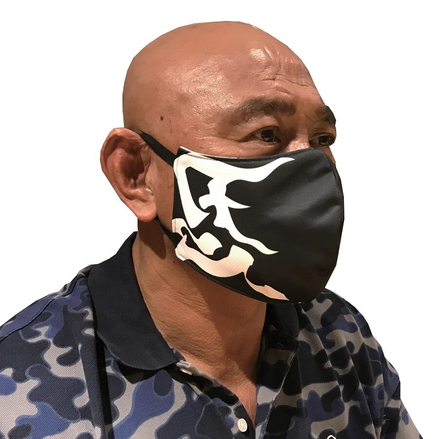 グレート・ムタ ファッションマスク（黒）※日本製