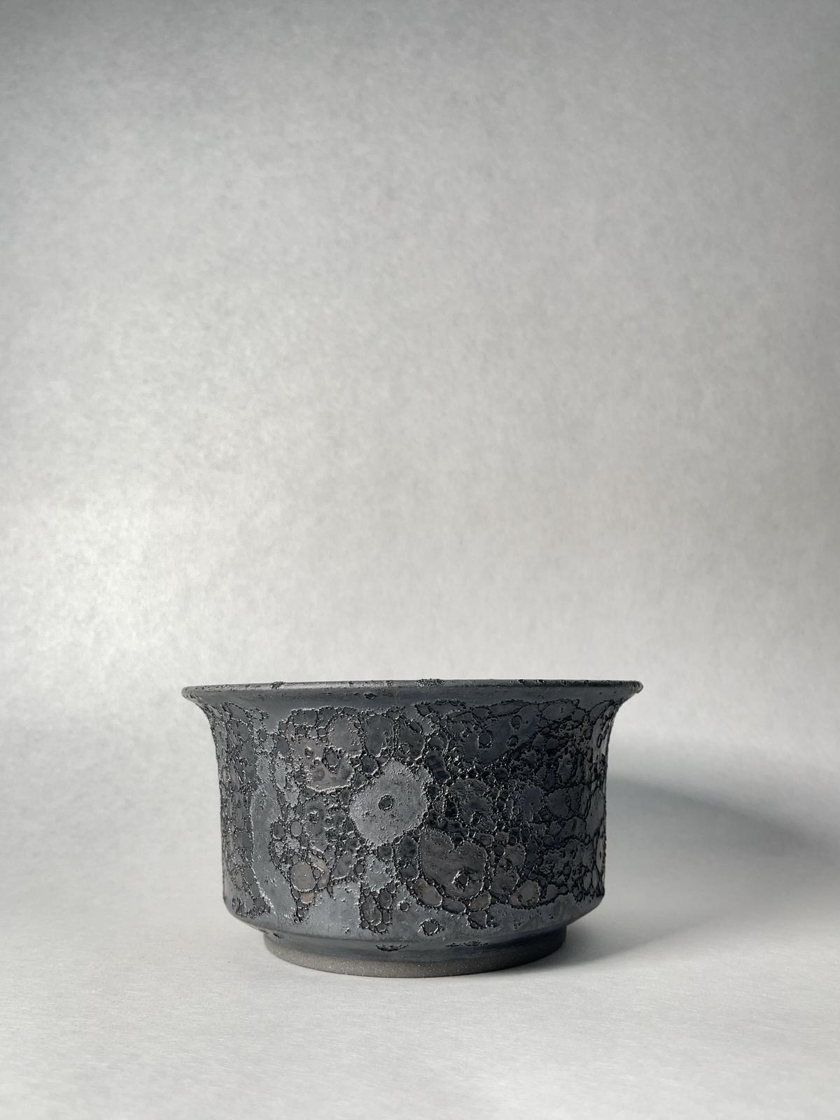 中川 智治 鉢 黄金発泡釉