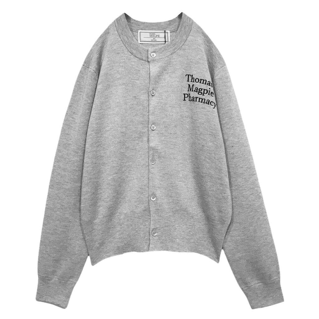 美品☆トーマスマグパイ スウェット グレー 裏起毛 新作 2024 THOMAS MAGPIE トーマスマグパイ ロゴスウェット