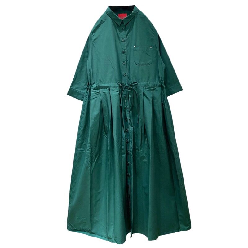 liroma リロマ　シャツワンピース　カーキ　Rico様 新入荷！ | LIROMA(リロマ) 七分袖シャツワンピース | grasol