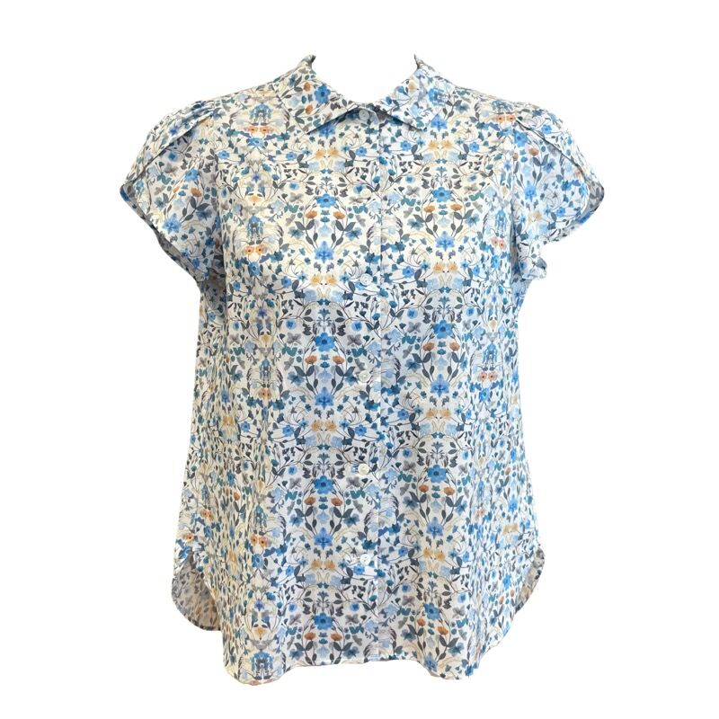 新入荷|J.Sloane(ジェイスローアン)|リバティプリントブラウス
