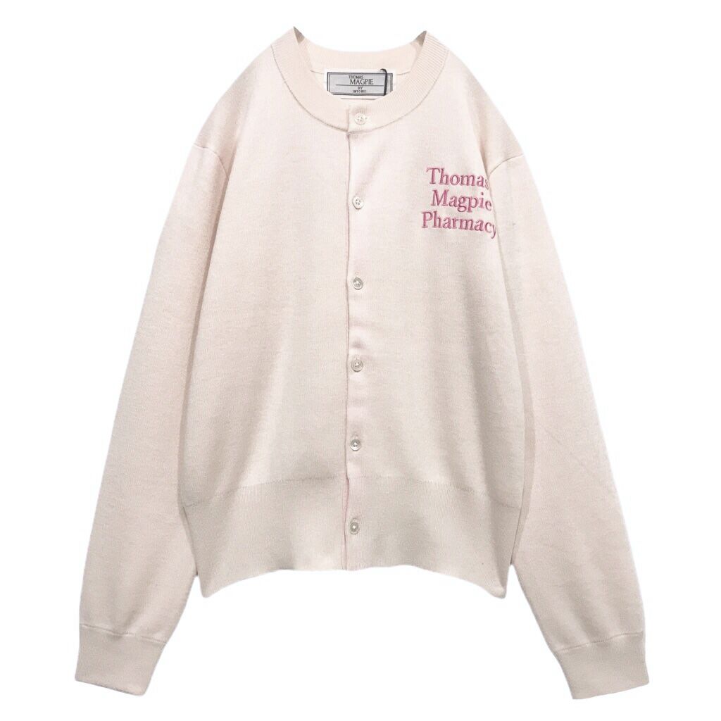 THOMAS MAGPIEトーマスマグパイ★シースルーカーディガンホワイト New Arrival | THOMAS MAGPIE ロゴカーディガン | grasol Home 浜の町