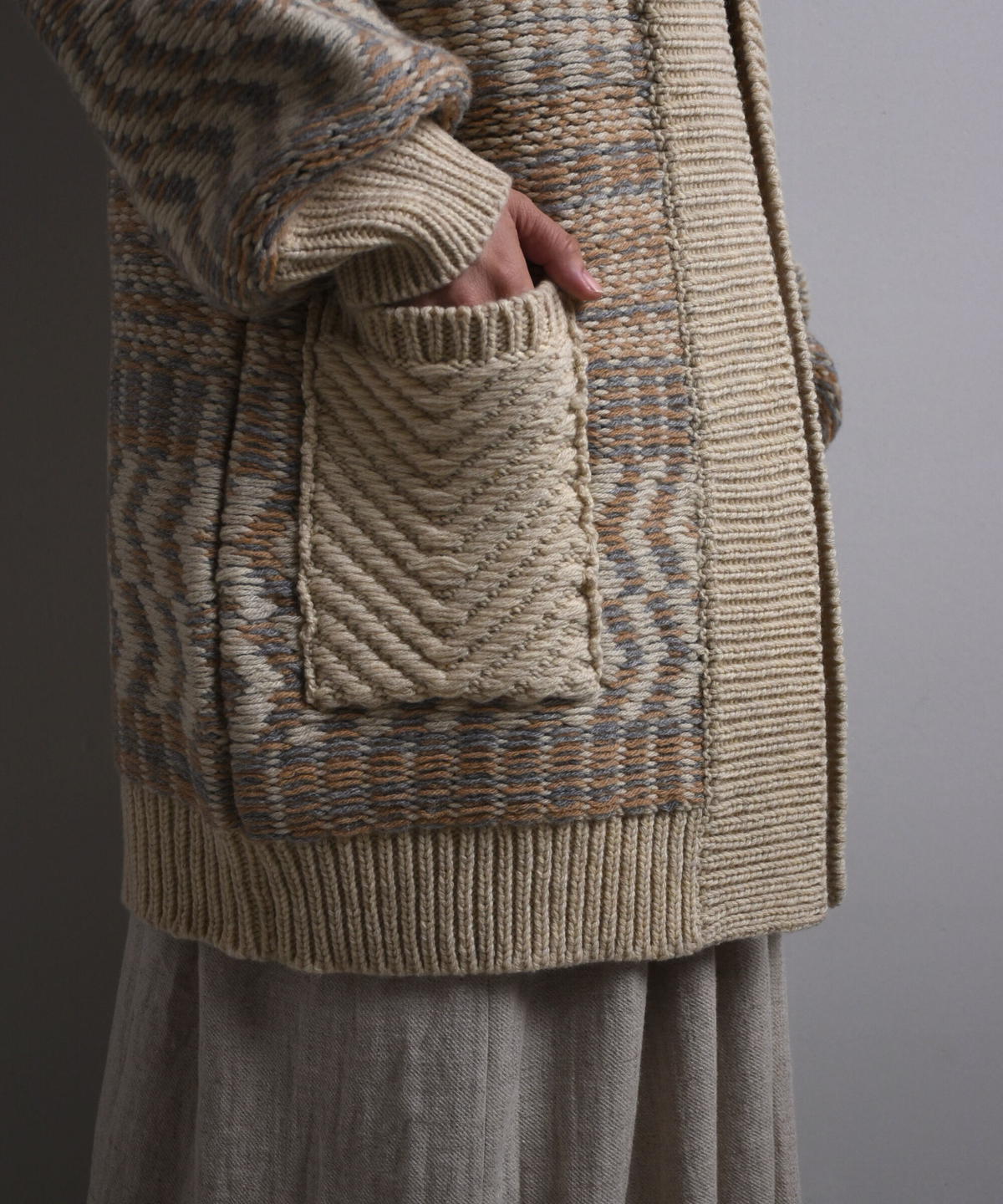 WONDER FULL LIFE ハンドニット　ワンピース　TAKt WONDER FULL LIFE ハンドニット ワンピース TAKt IMA:ZINE × WONDER