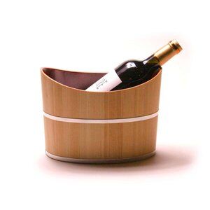 人気商品は 木の匠のワインクーラー 翔 日本酒クーラー 朱 全漆塗