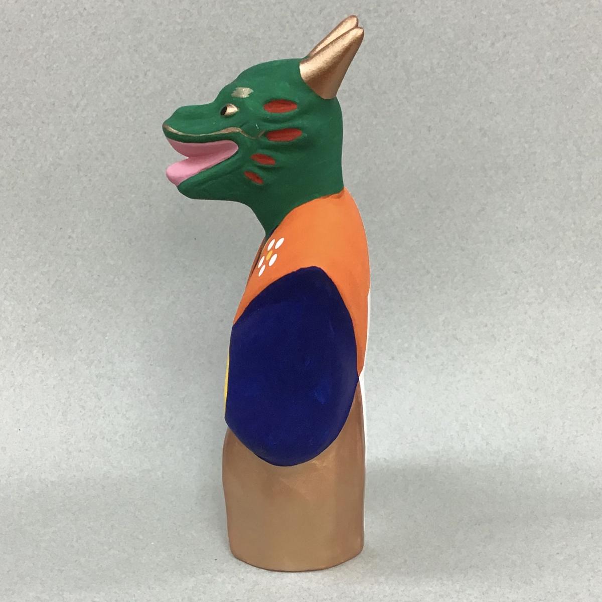 e1491 鵤幸右衛門 お福 高さ14cm 人形屋 幸右衛門 伏見人形 土人形