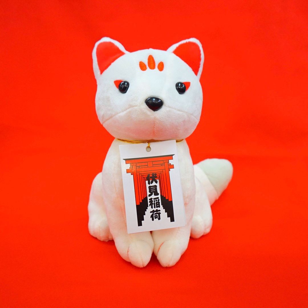 白狐ぬいぐるみ S 高畠商店