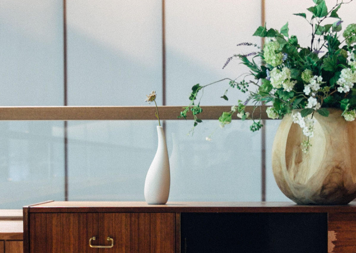 花のある暮らし デンマークの一輪挿し花瓶 ゆる丁寧な暮らし ズボラな私と毎日を愛そ