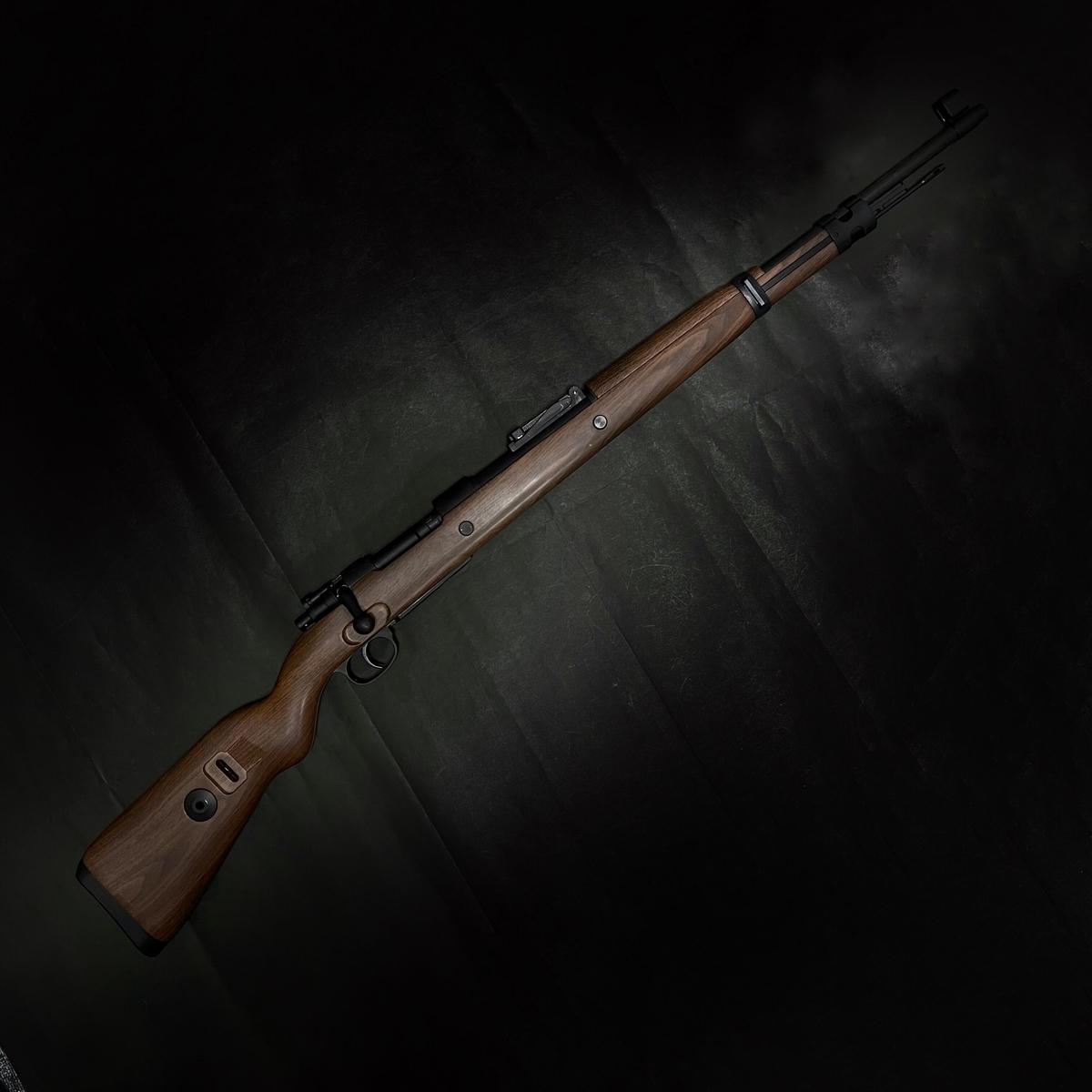 白 ウッド風 翰克 Kar98k マイクロダーツトイガン リアルカート フルサイズ 臥