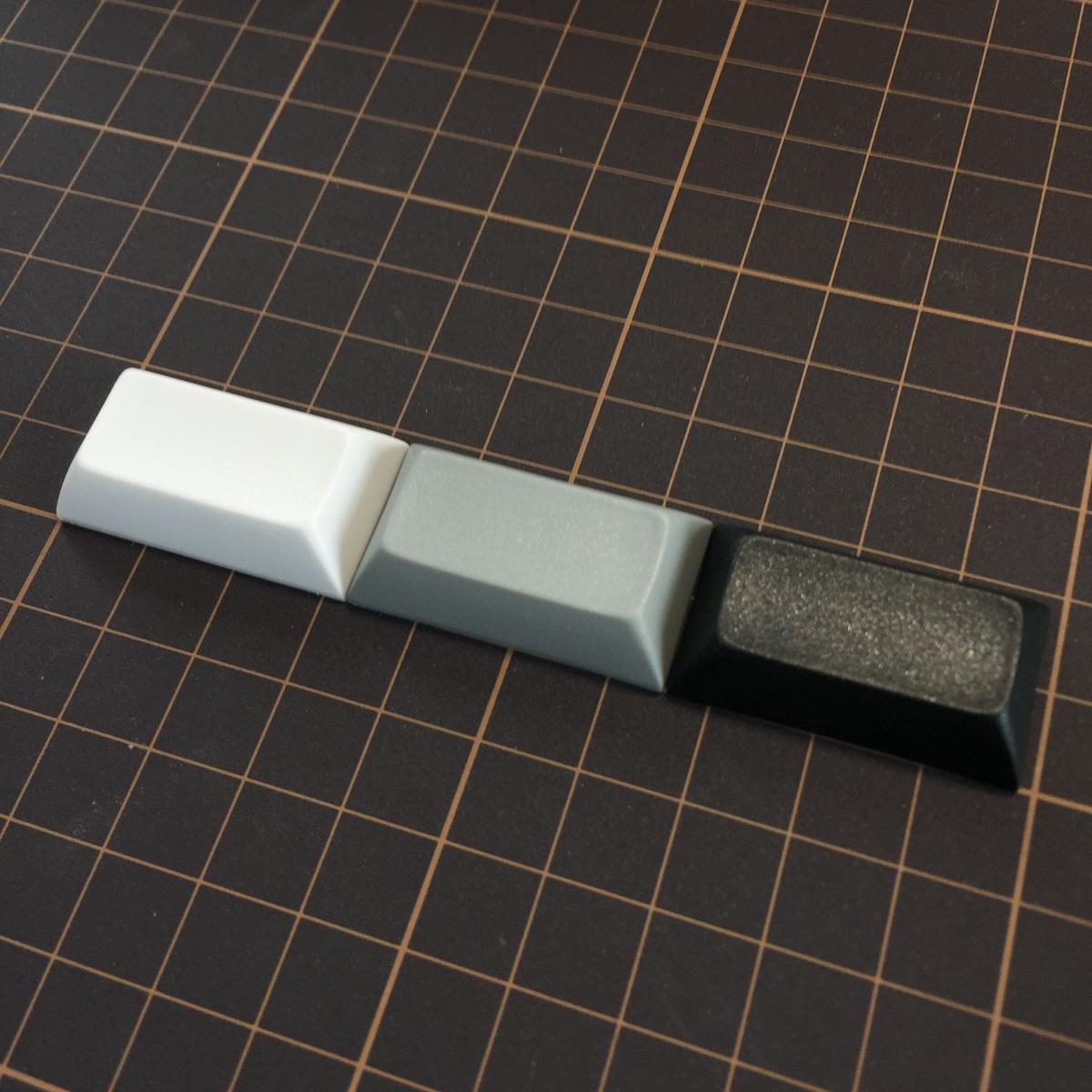 Dsa Pbt ブランク キーキャップ 1個 1 75u ブラック グレー ホワイト オフホ