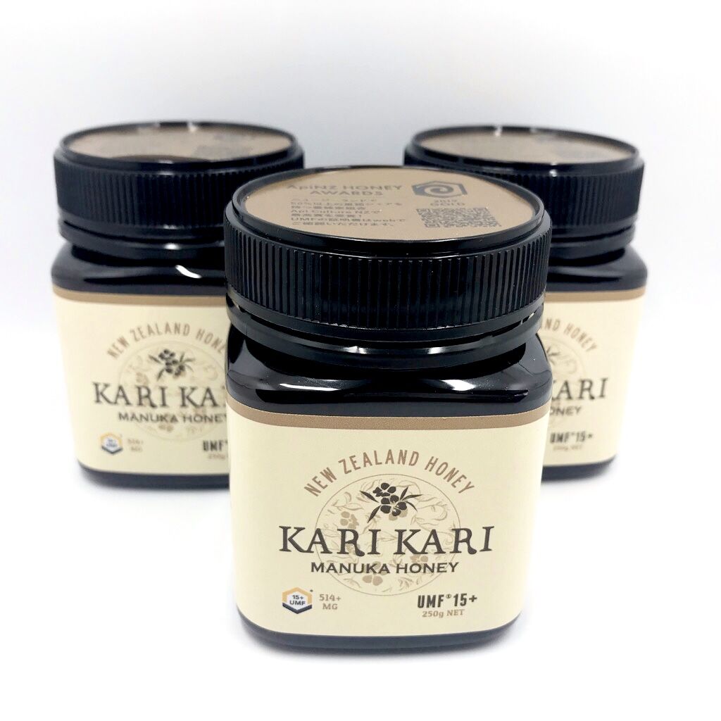 マヌカハニー ＵＭＦ１５＋（５１４＋ＭＧ）２５０ｇ×3個セット。検査