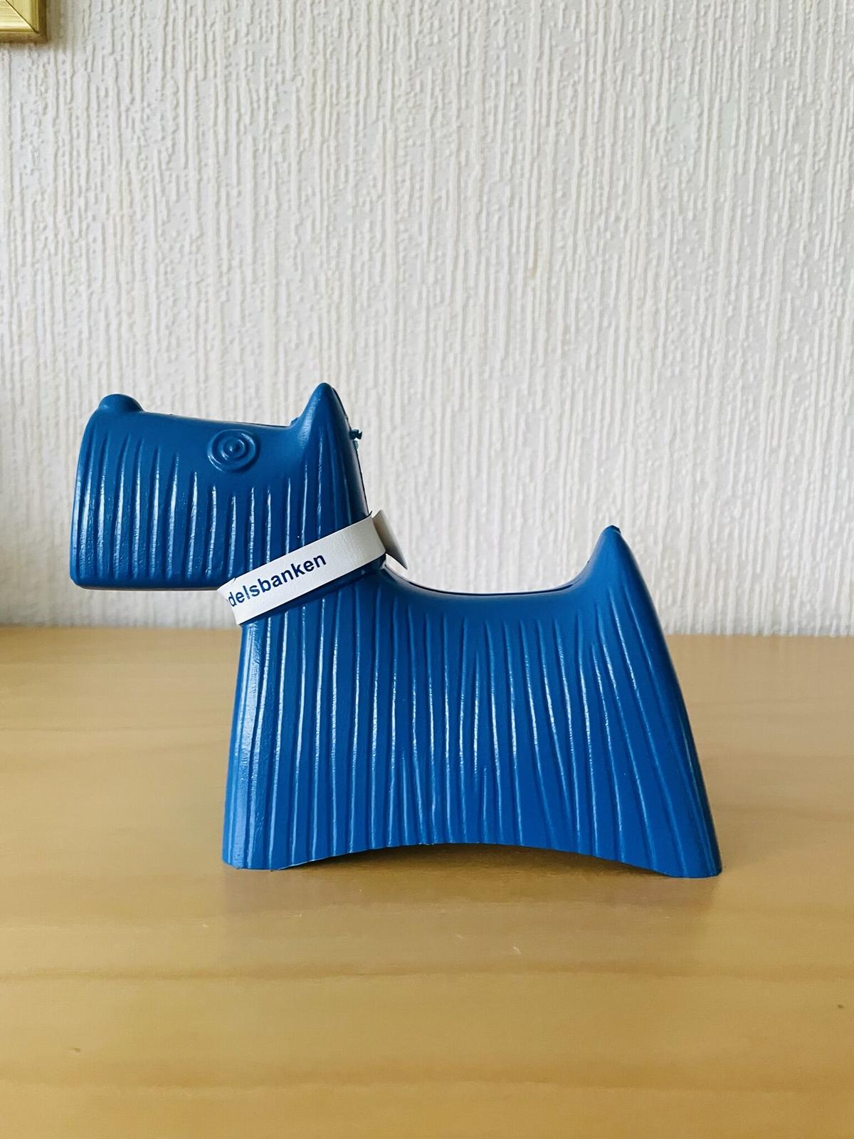 希少 スティグリンドベリ ブラックのテリア貯金箱