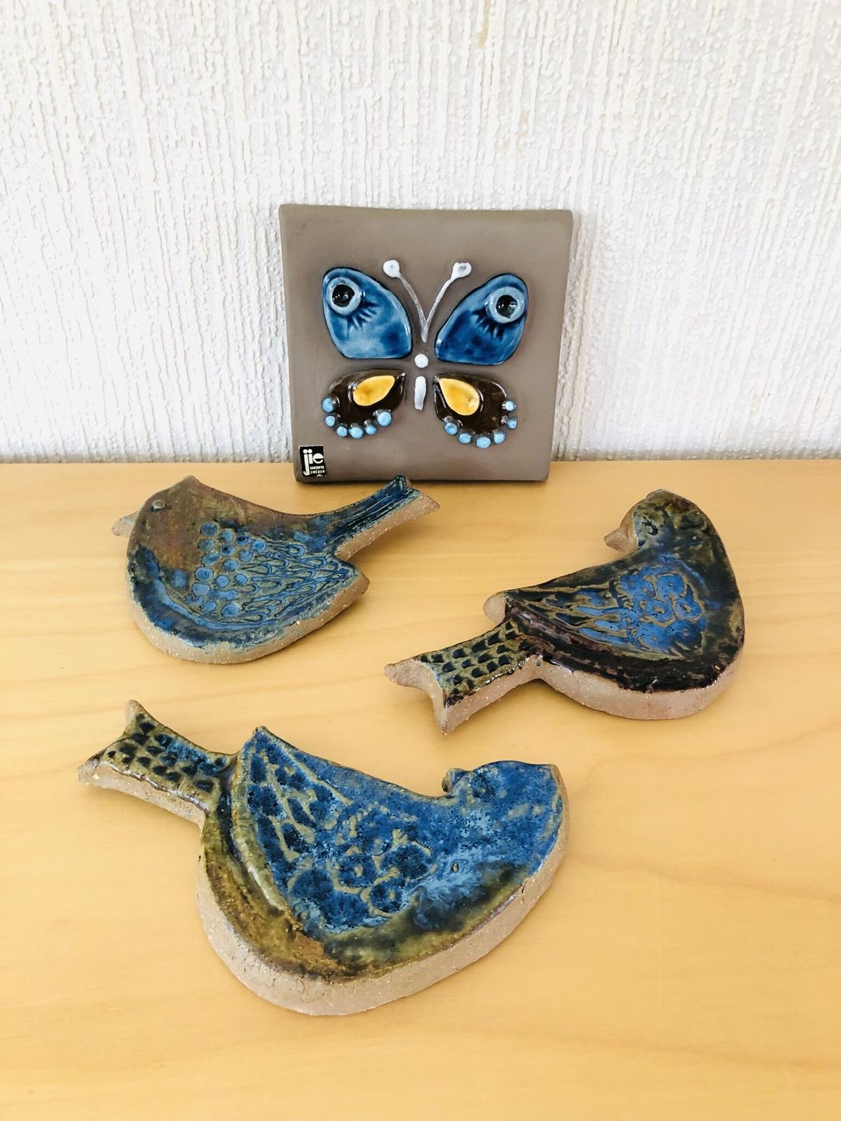 Gabi Citron-Tengborg（ガビ シトロン テンボリ）小鳥陶板