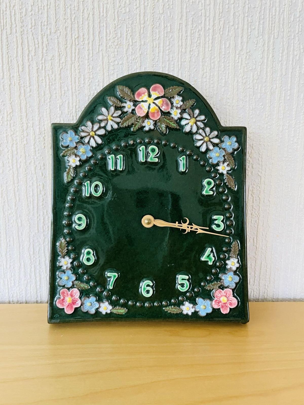 訳あり品送料無料 Jie Gantofta ジィガントフタ 陶器の置き時計 しか