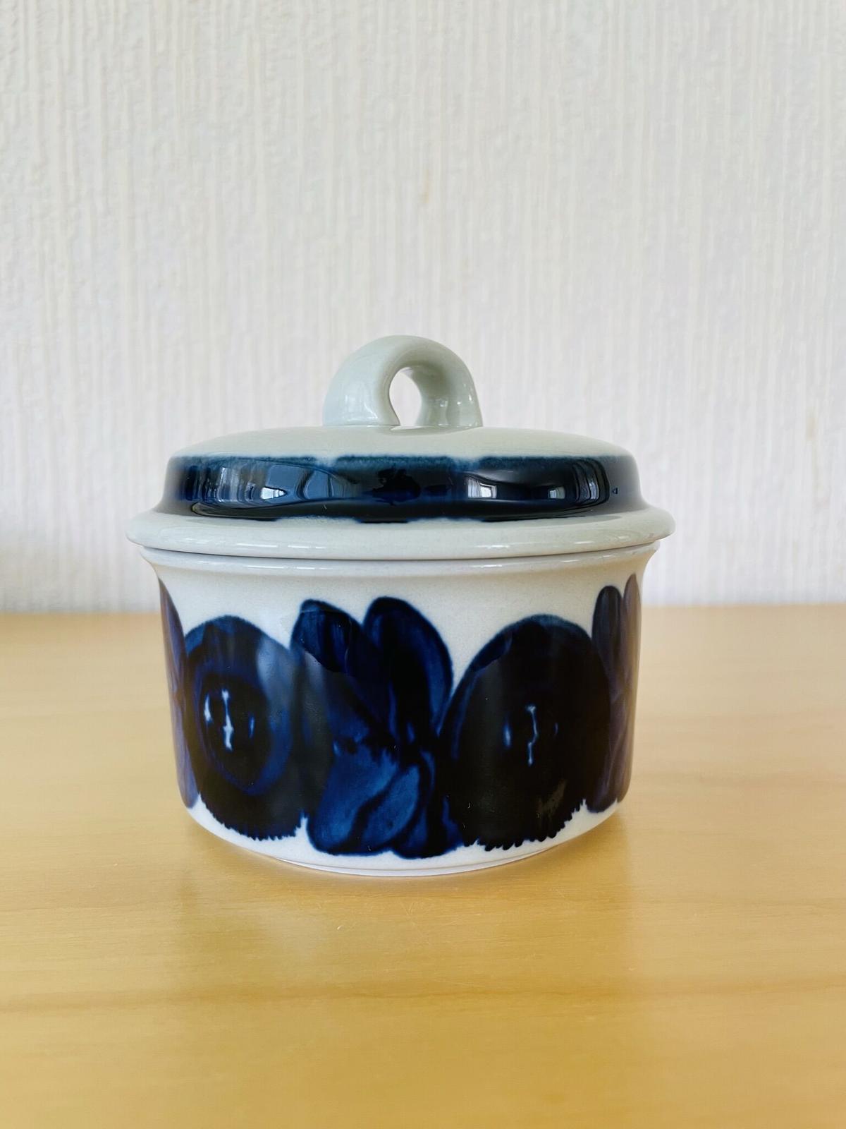 最新 希少 アラビア アネモネ 蓋つきポット キャセロール