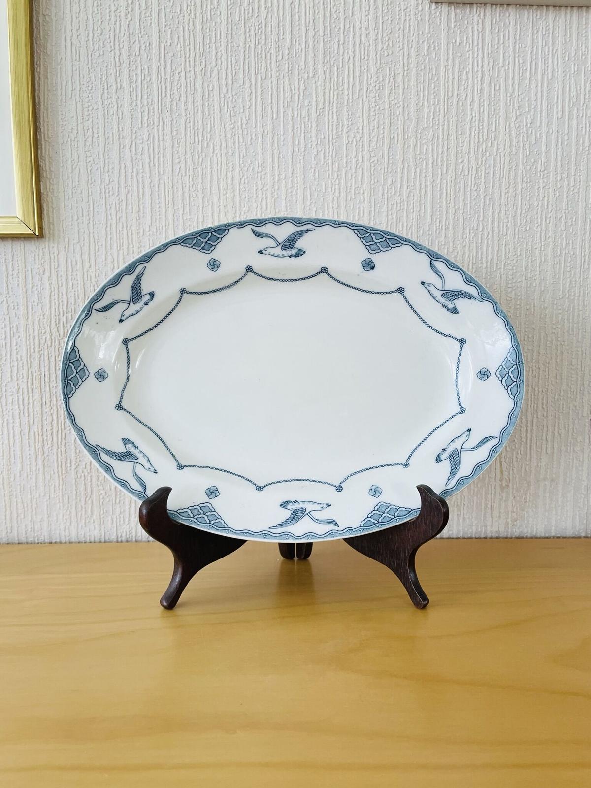 Old Gustavsberg Öresund カモメのプレート 19㎝