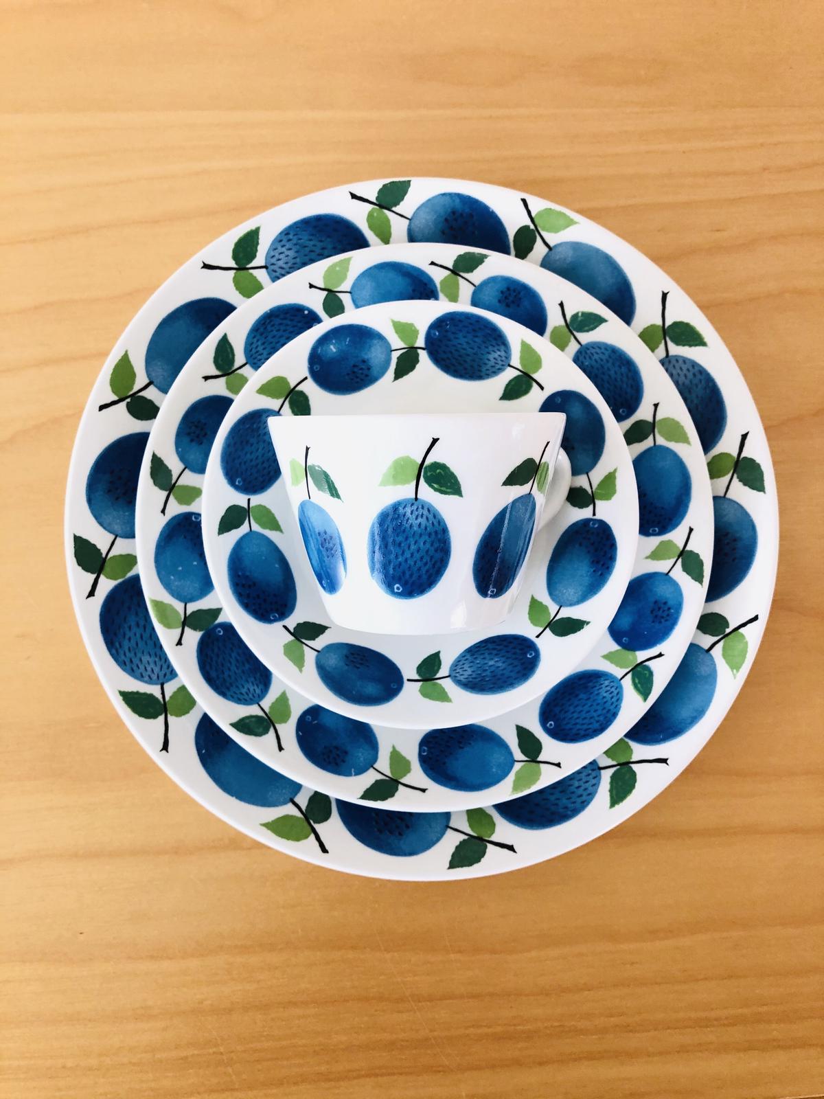 カール様 3枚組 グスタフスベリのプルーヌスのプレート 復刻版