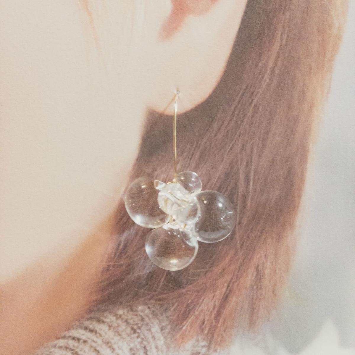 すず丸ビーズピアス Negi Store