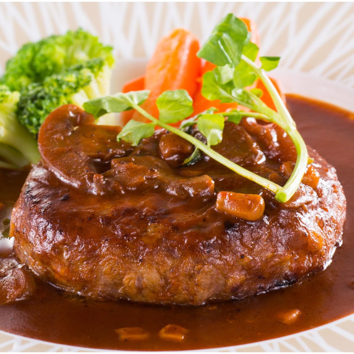 特別価格 最高級松阪牛100 のハンバーグ デミグラスソース付 3個セット 松阪まるよし