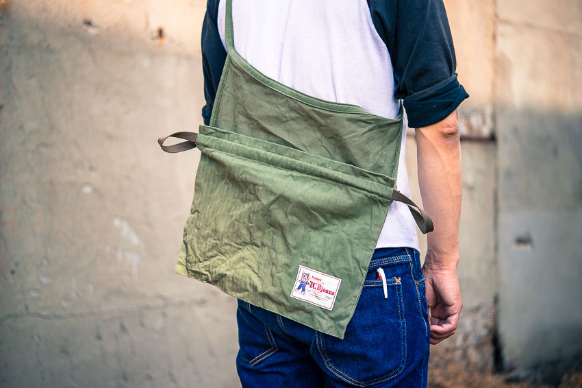 Tcb40 S Red Cross Apron Bag Olive Tcb Jeans