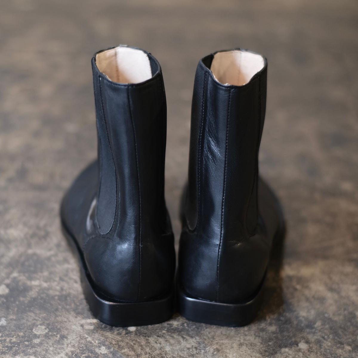 SQUARE TOE SIDE GORE BOOTS | T.A.S JAPAN OFFIC...