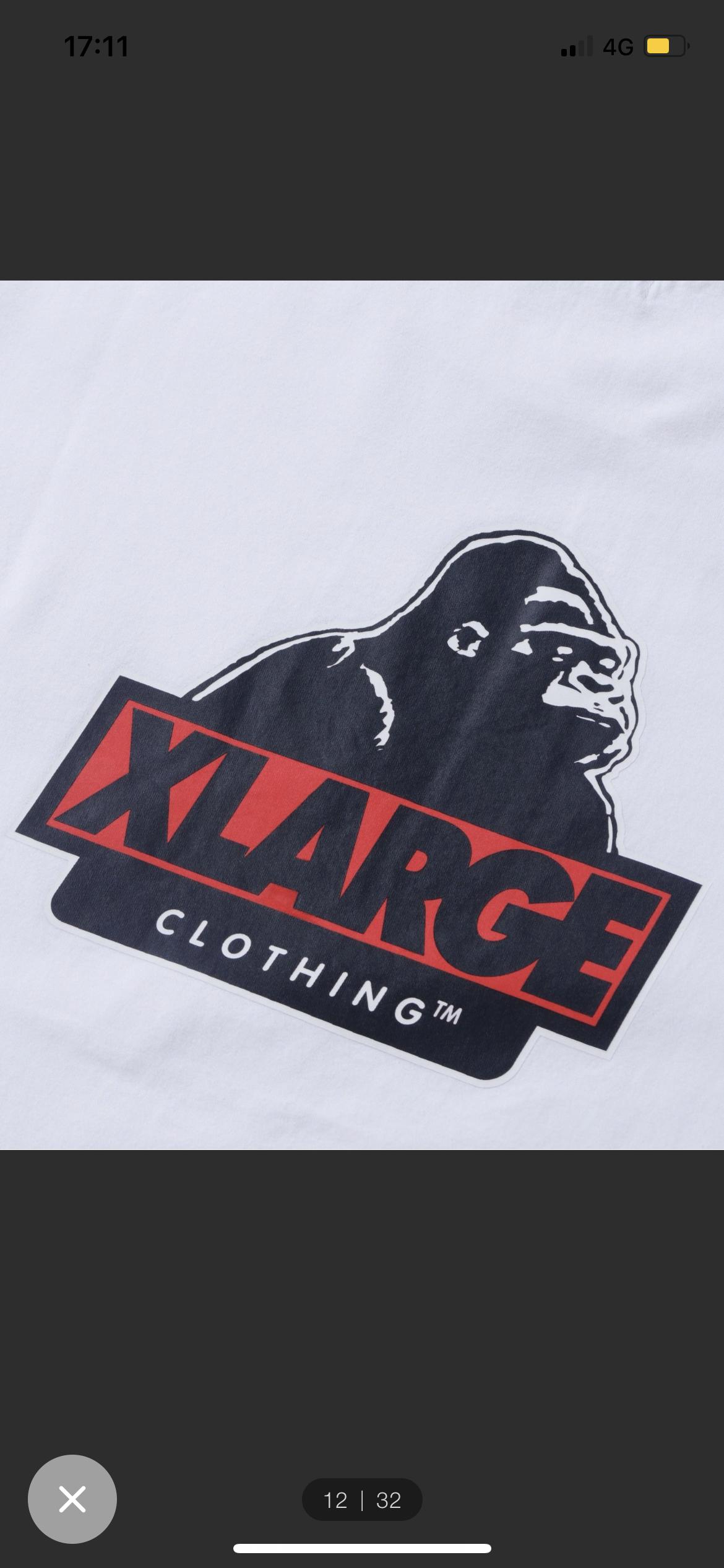Xlarge Slanted Og S S Tee White T F L Onl