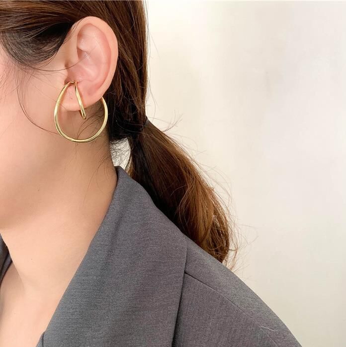 double hoop ear cuff THE COL