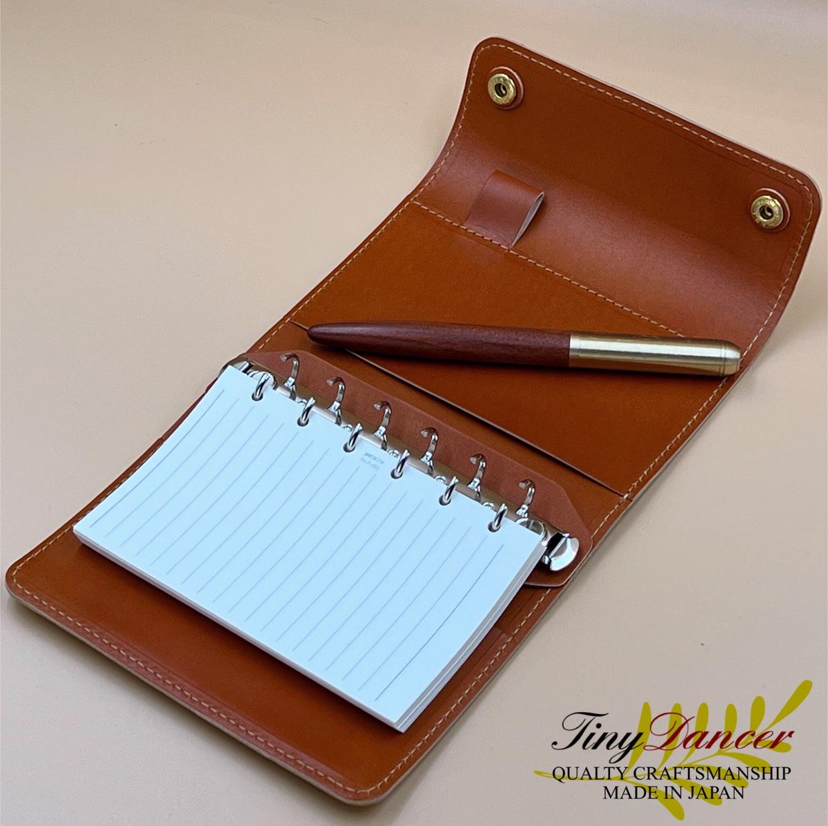 柔らかい killifish leatherworks 手帳 フラップ ミニ6 tdh