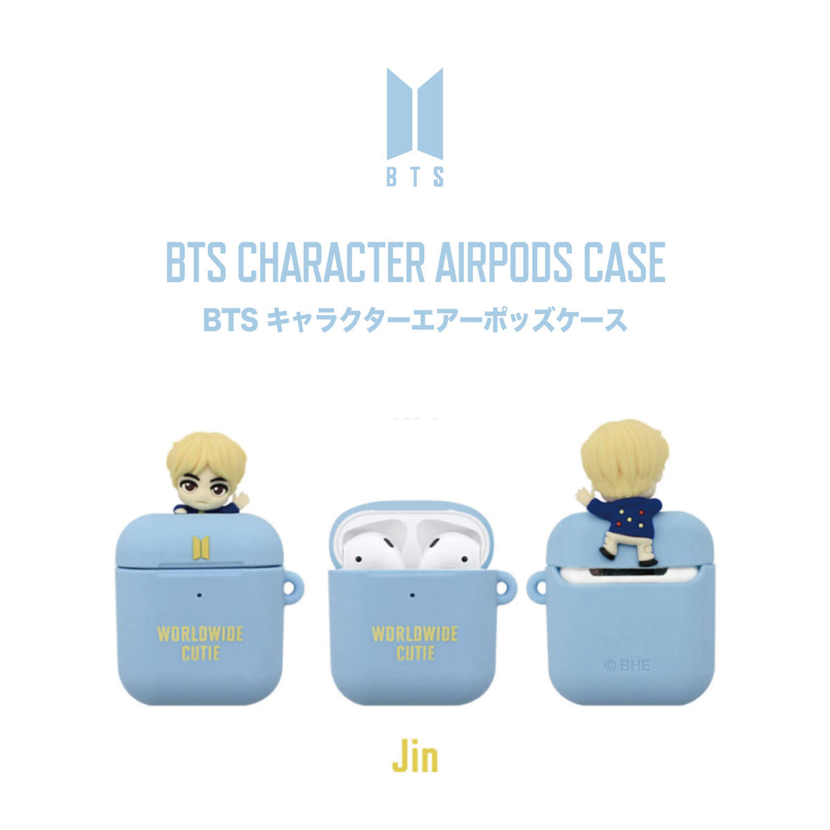 Bts Character Airpods Case Jin ジン Tinytan Store