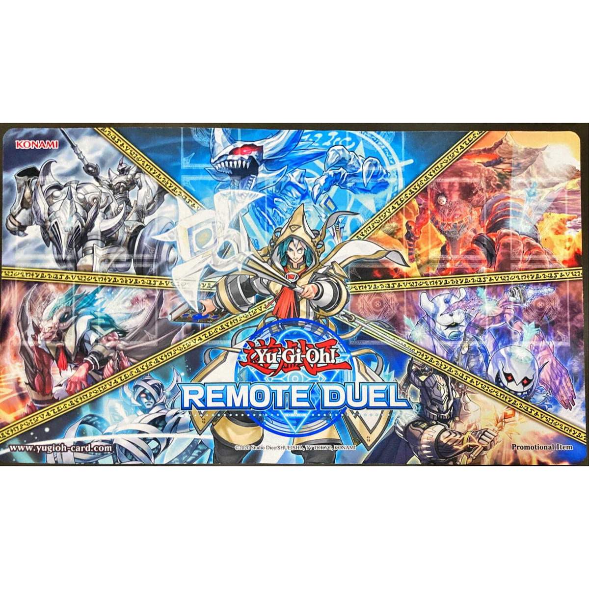 遊戯王 ヘルカイザー  サイバーエンド プレイマット 遊戯王ラッシュデュエル サイバー・エンド・ドラゴン プレイ