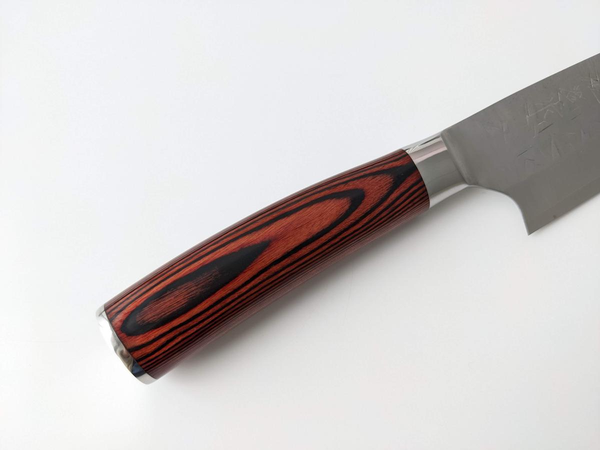 佐治 武士 ペティナイフ 135mm SRS-13 黒合板 柄 ブラック